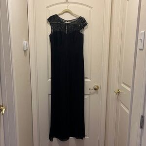 City Chic Black Lace Maxi Dress